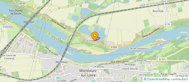 localisation de l'entreprise GFA DES 3 V à VOUVRAY