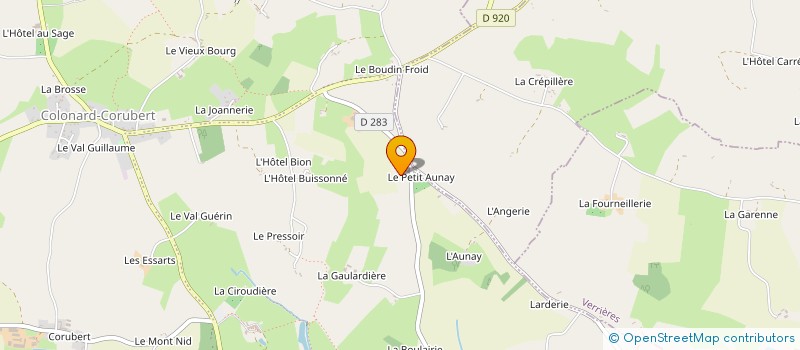 localisation de l'entreprise GFA DES 3 VALLEES à PERCHE-EN-NOCE