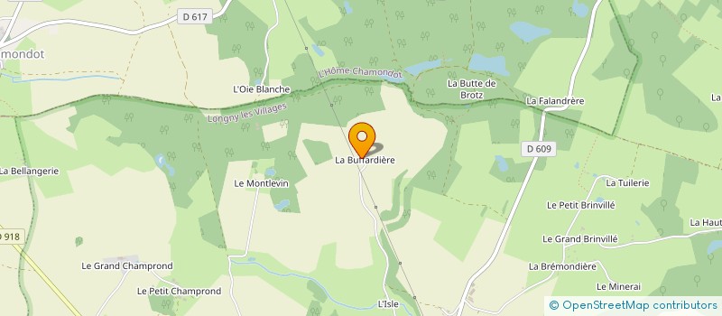 localisation de l'entreprise GFA DES 9 MARES à LONGNY LES VILLAGES