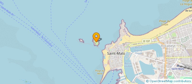 localisation de l'entreprise GFA DES ABBAYES  SAINT-MALO