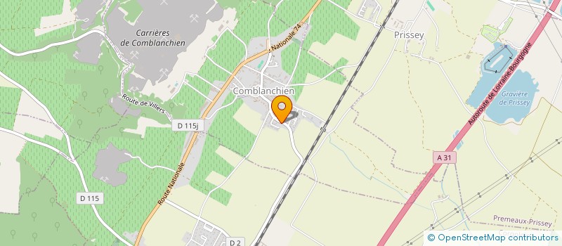 localisation de l'entreprise GFA DES ALISIERS à NUITS-SAINT-GEORGES