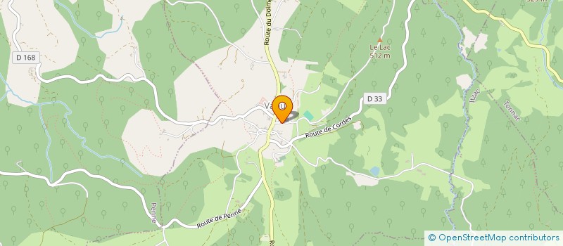 localisation de l'entreprise GFA DES ALLEUX  VAOUR