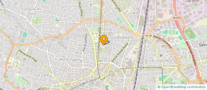 localisation de l'entreprise GFA DES ALLOTS à DIJON