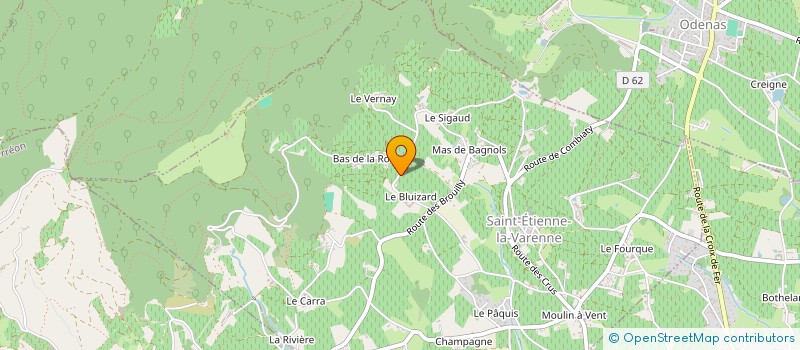 localisation de l'entreprise GFA DES ALLUETS  SAINT-ETIENNE-LA-VARENNE