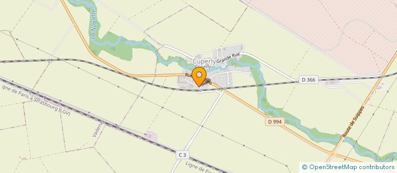 localisation de l'entreprise GFA DES ALOUETTES  CUPERLY