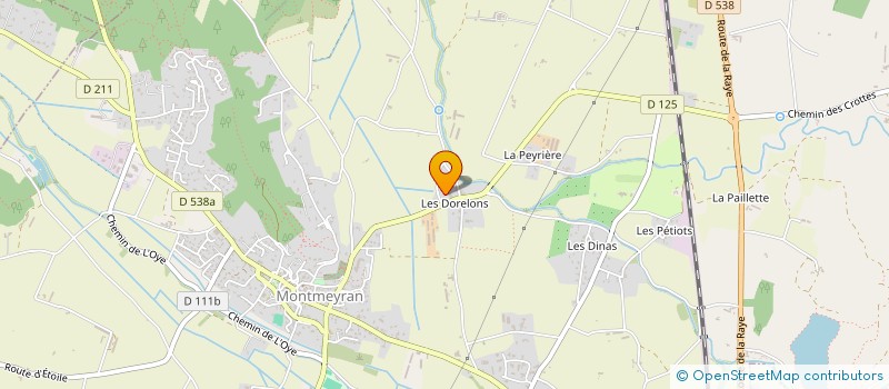 localisation de l'entreprise GFA DES ARCHIMBAUDS  MONTMEYRAN