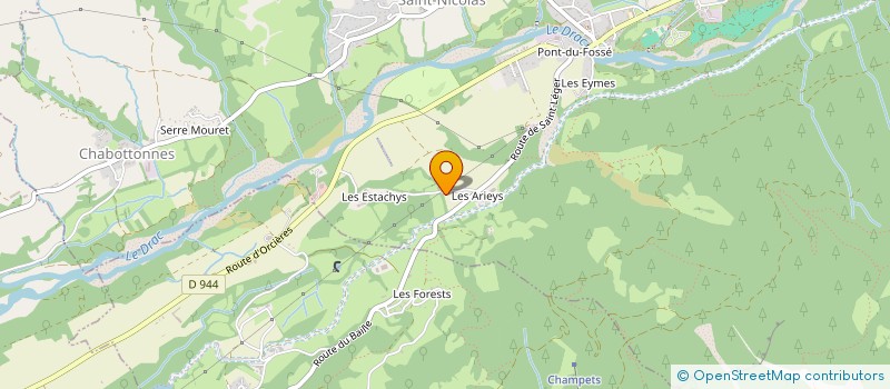 localisation de l'entreprise GFA DES ARIEYS à SAINT-JEAN-SAINT-NICOLAS