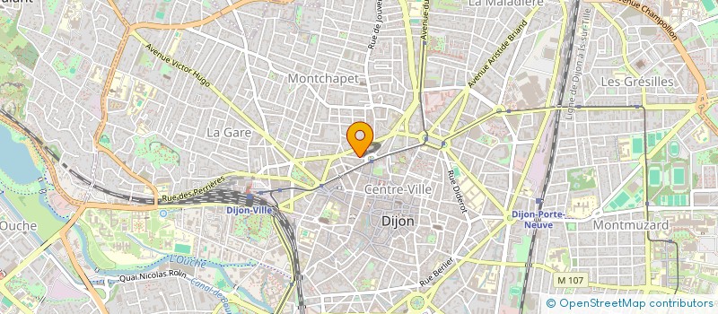 localisation de l'entreprise GFA DES ARTS DE LA VIGNE  DIJON