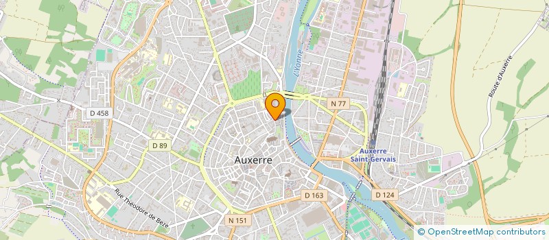 localisation de l'entreprise GFA DES AUGERS à AUXERRE