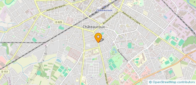 localisation de l'entreprise GFA DES AUROUX à CHATEAUROUX