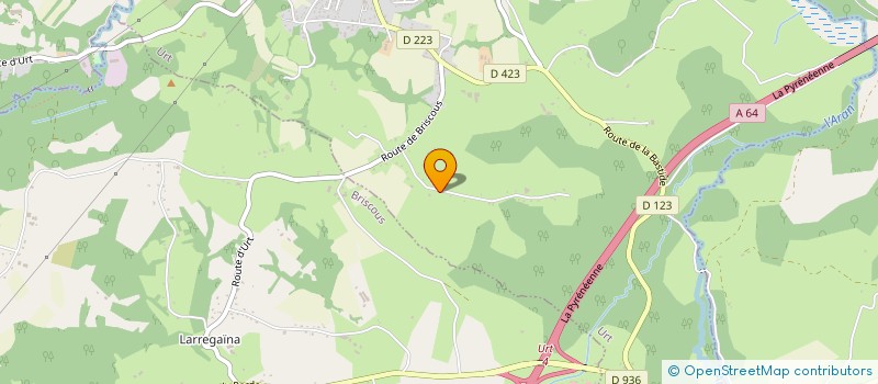 localisation de l'entreprise GFA DES BARTHES DE GUICHE  URT