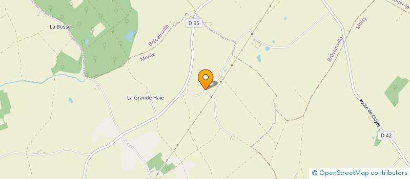 localisation de l'entreprise GFA DES BASSES HUIGNES  BEAUCE LA ROMAINE