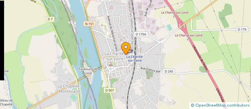 localisation de l'entreprise GFA DES BEAUREGARDS à MESVES-SUR-LOIRE
