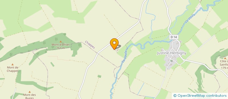 localisation de l'entreprise GFA DES BEAUX CHAMPS  MONTMEILLANT