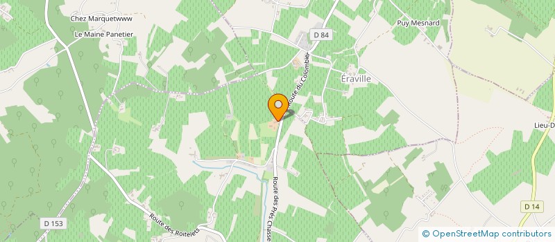 localisation de l'entreprise GFA DES BERGEONS à BELLEVIGNE