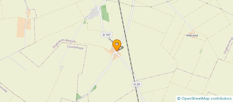localisation de l'entreprise GFA DES BERGERIES à EOLE-EN-BEAUCE