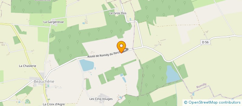 localisation de l'entreprise GFA DES BERTELLERIES  BEAUCHENE