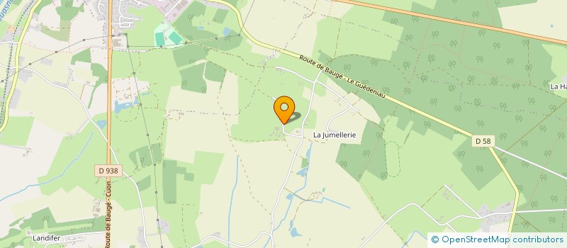 localisation de l'entreprise GFA DES BICHOTTIERES  BAUGE-EN-ANJOU