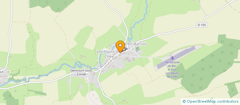 localisation de l'entreprise GFA DES BLANCHES TERRES  LES HAUTS-DE-CHEE