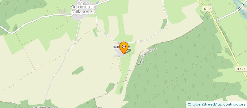 localisation de l'entreprise GFA DES BLANCS YEUX à GERCOURT-ET-DRILLANCOURT