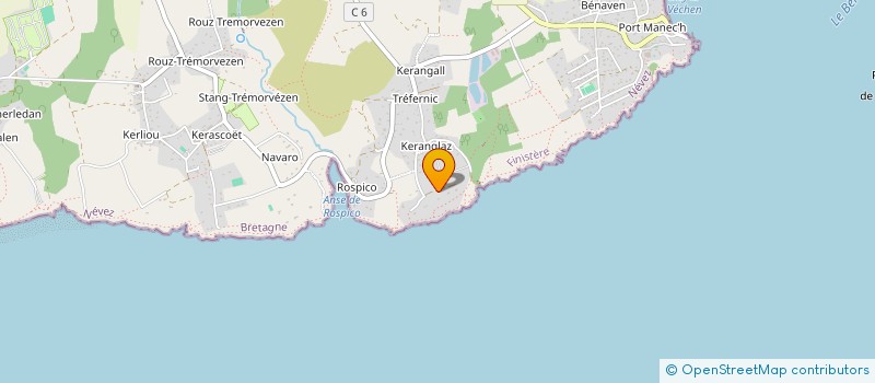 localisation de l'entreprise GFA DES BOEUFS  NEVEZ