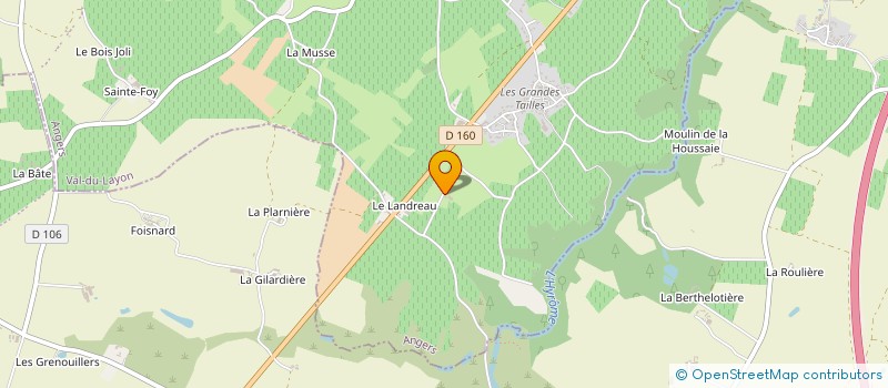 localisation de l'entreprise GFA DES BOHUES  VAL-DU-LAYON