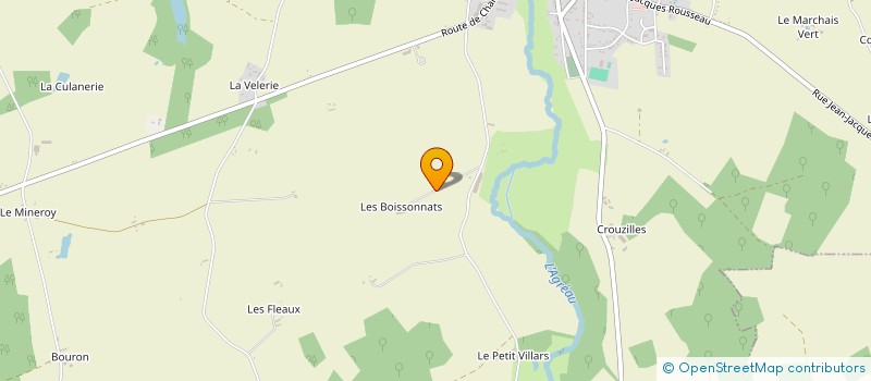 localisation de l'entreprise GFA DES BOISSONNATS  CHAMPIGNELLES