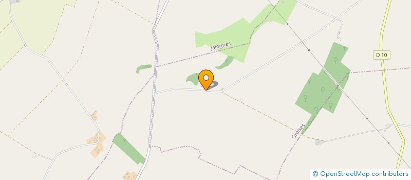 localisation de l'entreprise GFA DES BORDES  JUSSY-LE-CHAUDRIER