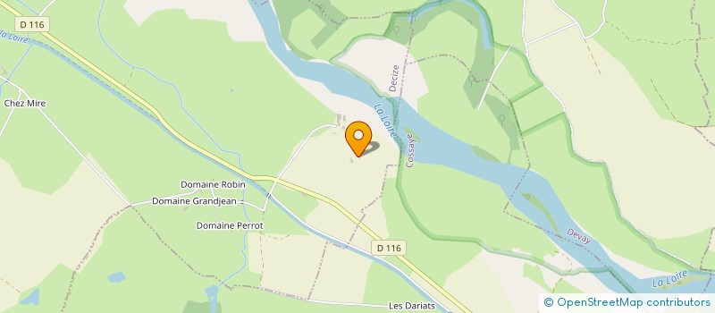 localisation de l'entreprise GFA DES BORDS DE LOIRE à DECIZE