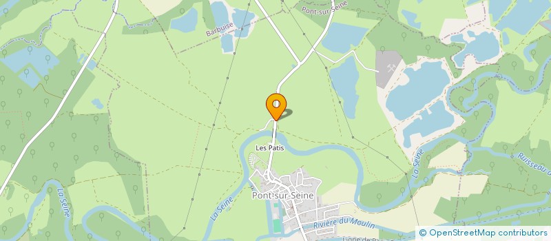 localisation de l'entreprise GFA DES BOUCHERES  LA VILLENEUVE-AU-CHATELOT