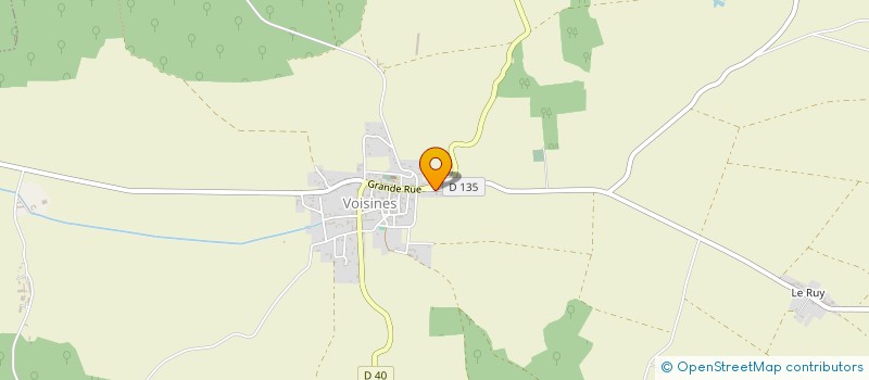 localisation de l'entreprise GFA DES BOULEAUX à VOISINES