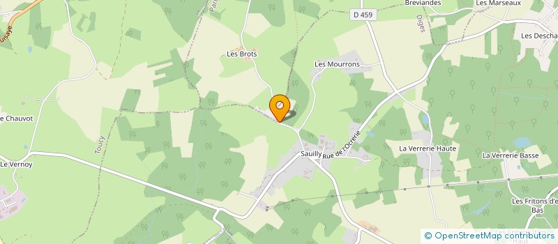 localisation de l'entreprise GFA DES BROTS  PARLY