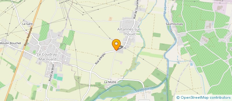 localisation de l'entreprise GFA DES BRUYERES  VAUDELNAY