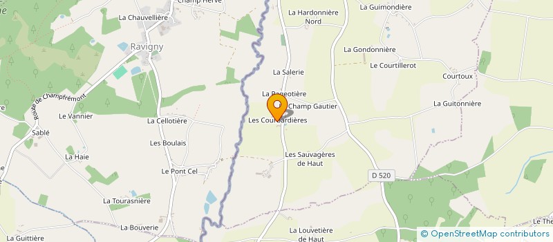 localisation de l'entreprise GFA DES BRUYERES à GANDELAIN