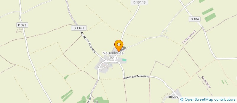 localisation de l'entreprise GFA DES BRUYERES à CHATAINCOURT