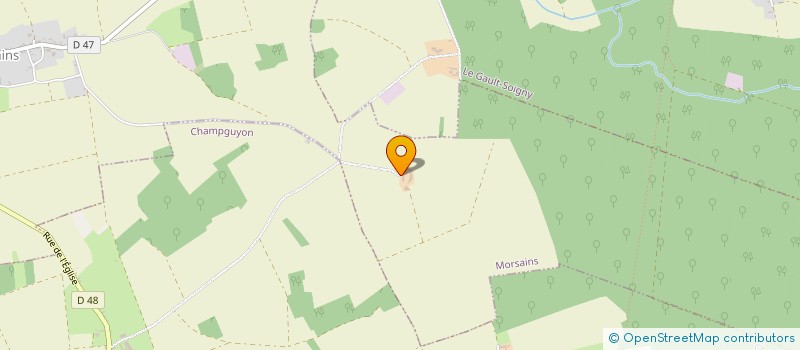 localisation de l'entreprise GFA DES BUTTEAUX  MORSAINS