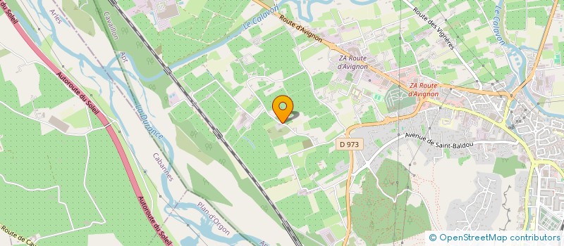 localisation de l'entreprise GFA DES CABANES  CAVAILLON