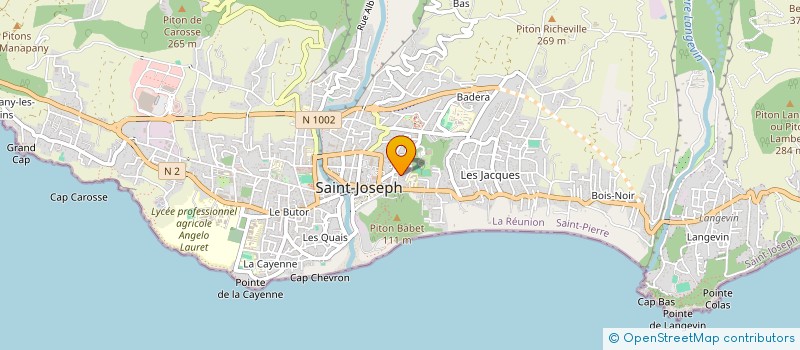 localisation de l'entreprise GFA DES CAILLES à SAINT-JOSEPH