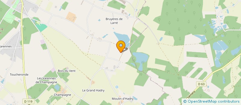 localisation de l'entreprise GFA DES CAILLOUX  SOINGS EN SOLOGNE