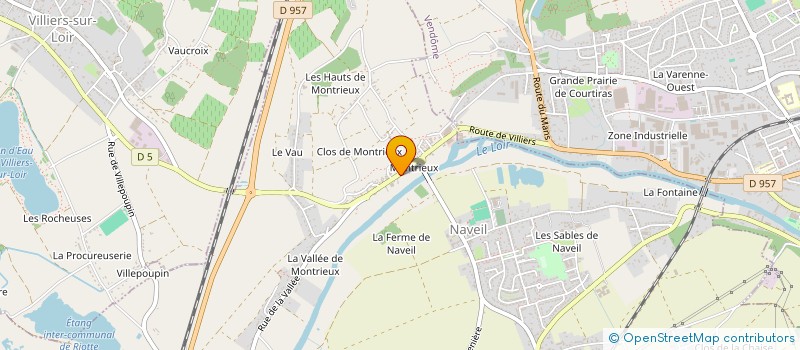 localisation de l'entreprise GFA DES CAILLOUX  NAVEIL