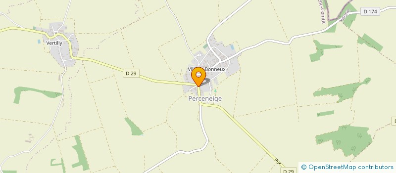 localisation de l'entreprise GFA DES CAREMES  PERCENEIGE