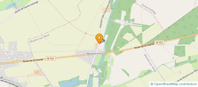 localisation de l'entreprise GFA DES CARRIERES  MOULINS-SUR-YEVRE