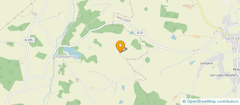 localisation de l'entreprise GFA DES CHAMBETS  CHATELPERRON