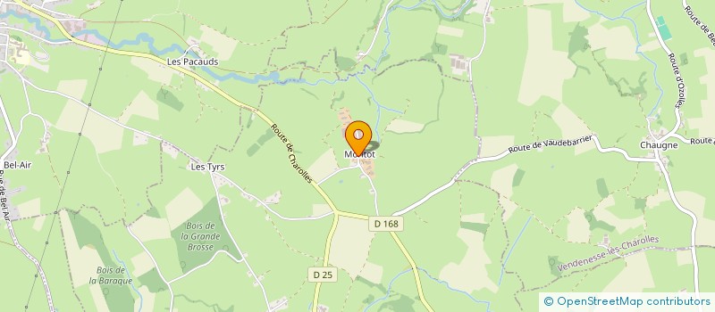 localisation de l'entreprise GFA DES CHAMPS BEDE  VAUDEBARRIER