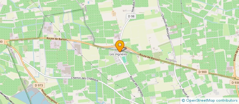 localisation de l'entreprise GFA DES CHATEAUX  CAVAILLON