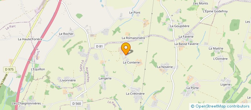 localisation de l'entreprise GFA DES CHAUMES  BRECEY