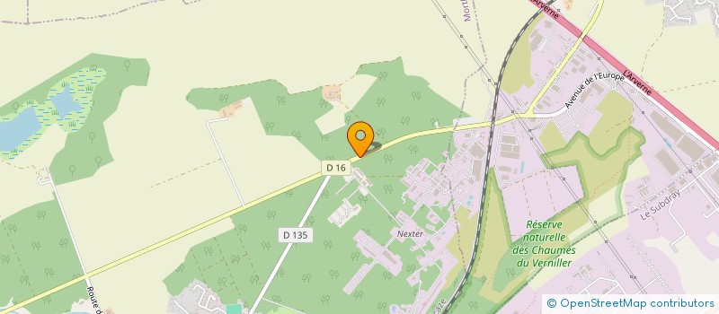 localisation de l'entreprise GFA DES CHENES  BOURGES