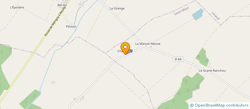 localisation de l'entreprise GFA DES CHEZEAUX à SAINT-MAUR
