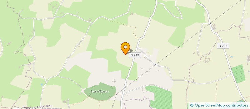 localisation de l'entreprise GFA DES CINQ CHEMINS à SEGRE-EN-ANJOU BLEU