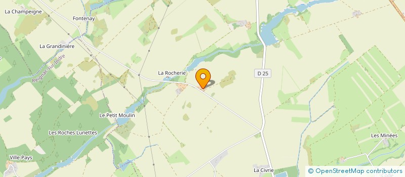 localisation de l'entreprise GFA DES CLERETS  CHEDIGNY